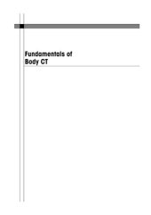 book Fundamentals of Body Ct (3rd Edition)