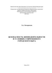 book Безопасность жизнедеятельности в условиях современного городского быта: [монография]