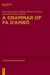 book A Grammar of Fa d'Ambô