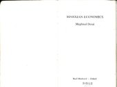 book Marxian Economics