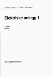 book Elektriske anlegg. 1