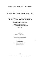 book Filozofia objawienia. Ujęcie pierwotne