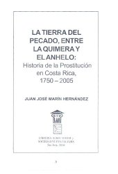 book La tierra del pecado, entre la quimera y el anhelo: historia de la prostitución en Costa Rica, 1750-2005