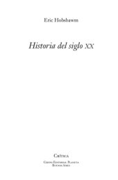 book Historia del siglo XX