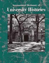 book International Dictionary of University Histories