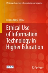 book Ethical Use Of Information Technology In Higher Education