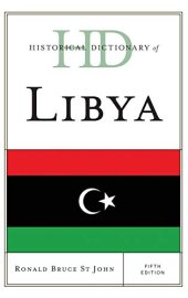 book Historical Dictionary of Libya