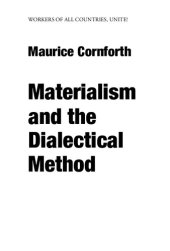 book Materialism and the Dialectical Method