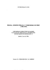 book Prensa, opinión pública y terrorismo en Perú (1980-1994)