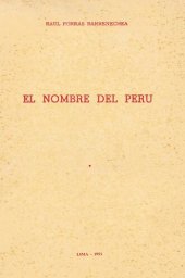 book El nombre del Perú