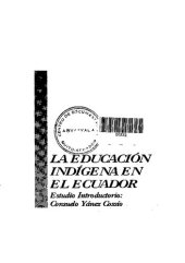 book La educación indígena en el Ecuador