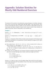 book (solutions manual) Appendix_ Solution Sketches for Mostly Odd-Numbered Exercises - Abstract Algebra with Applications