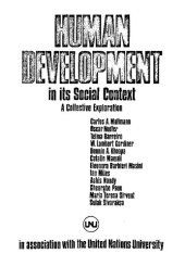 book Human Development in its Social Context: A Collective Exploration