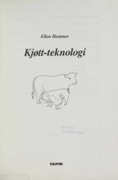 book Kjøtt-teknologi