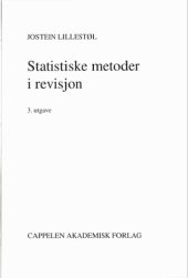 book Statistiske metoder i revisjon