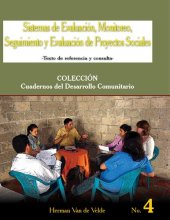 book Sistema de evaluación, monitoreo, seguimiento y evaluación de proyectos sociales