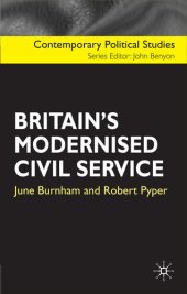 book Britain's Modernised Civil Service