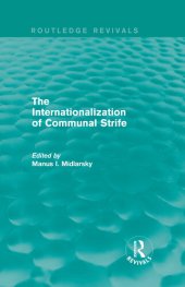 book The Internationalization of Communal Strife