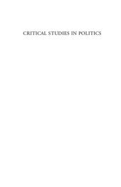 book Critical Studies in Politics: Exploring Sites, Selves, Power