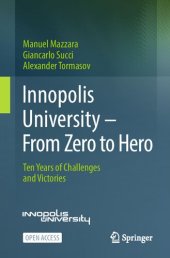 book Innopolis University - From Zero To Hero: Ten Years Of Challenges And Victories