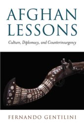 book Afghan Lessons: Culture, Diplomacy, and Counterinsurgency