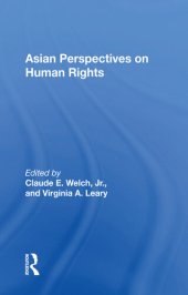 book Asian Perspectives on Human Rights