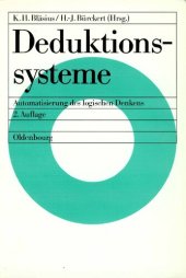 book Deduktionssysteme: Automatisierung des logischen Denkens