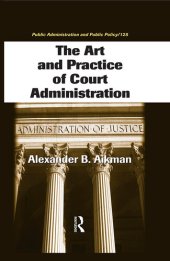 book The Art and Practice of Court Administration