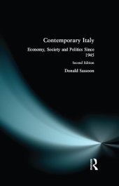 book Contemporary Italy: Economy, Society and Politics Since 1945