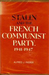 book Stalin and the French Communist Party 1941-1947