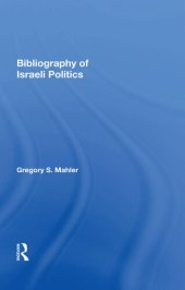 book Bibliography of Israeli Politics