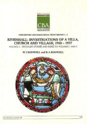 book Rivenhall: Investigations of a Roman Villa, Church and Village, 1950-77. Vol. 2. Specialist Studies and Index to Volumes 1 and 2