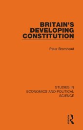 book Britain's Developing Constitution