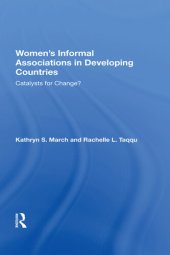 book Women's Informal Associations in Developing Countries: Catalysts for Change?