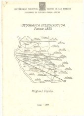 book Geografía eclesiástica: Pataz (La Libertad), 1851