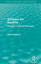 book Violence for Equality: Inquiries in Political Philosophy