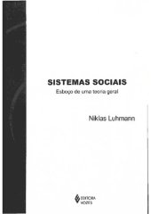 book Sistemas sociais: esboço de uma teoria geral