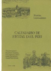 book Calendario de fiestas en el Perú