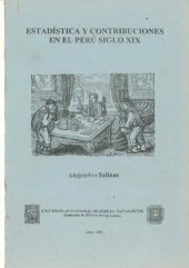 book Estadística y contribuciones en el Perú, siglo XIX