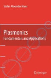 book Plasmonics: Fundamentals and Applications