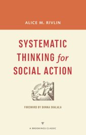 book Systematic Thinking for Social Action