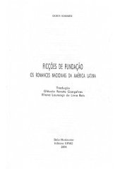 book Ficções de fundação - os romances nacionais da América Latina