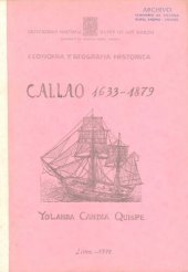 book Callao 1633-1879. Economía y geografía histórica