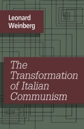 book The Transformation of Italian Communism