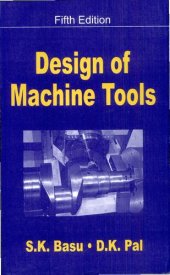 book Design of Machine Tools