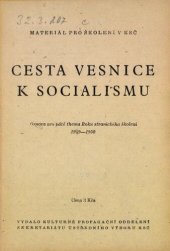 book Cesta vesnice k socialismu