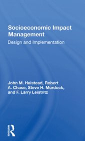 book Socioeconomic Impact Management: Design and Implementation