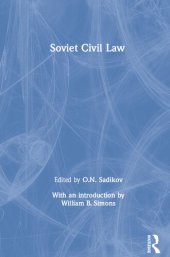 book Soviet Civil Law