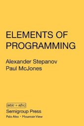 book Elements of Programming