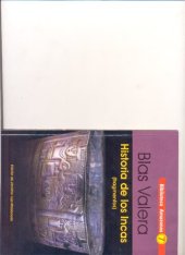 book Historia de los incas (Fragmentos)